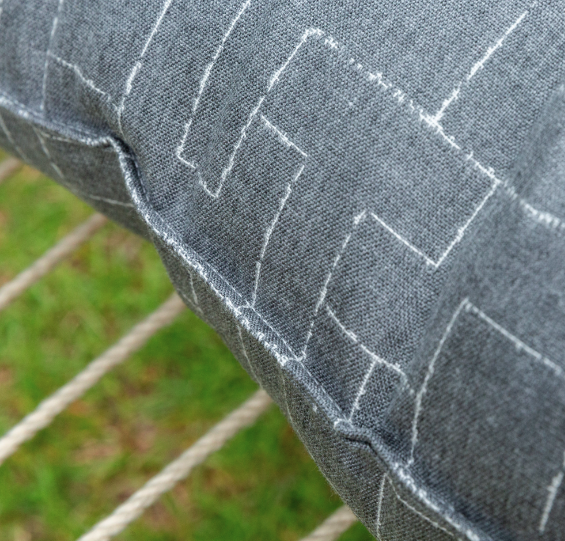 52" Long Hammock Pillow Sunbrella® Create Smoke The Patio Galaxy