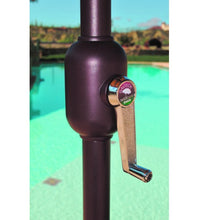 Galtech 789 - 11 FT Deluxe Auto Tilt Patio Umbrella with Crank lift