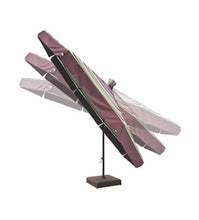 Treasure Garden 13' Cantilever tilt Umbrella purple