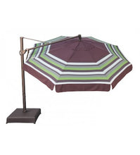 Treasure Garden 13' Octagon Cantilever Multi Color Umbrella