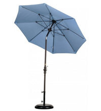 Sun Master 7.5' Fiberglass Air Blue Umbrella With Conopy