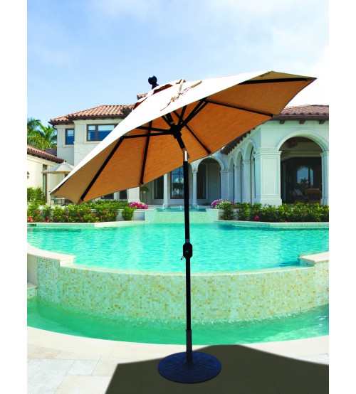 galtech 7.5 ft deluxe auto tilt sunbrella patio umbrella Galtech 727