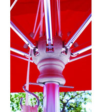 Galtech 792 - 10x10 FT Square Commercial Patio Red Umbrella