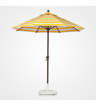 9 FT Commercial Market Umbrella With Crank, No Tilt
