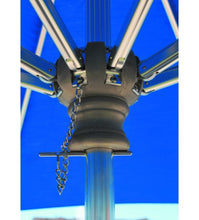 Galtech 732 - 9 FT Commercial Patio Blue Umbrella with 8 Ribs