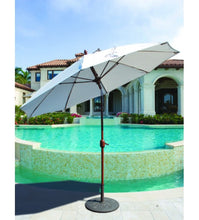 Galtech 736 - 9 FT Standard Auto Tilt Patio White Umbrella