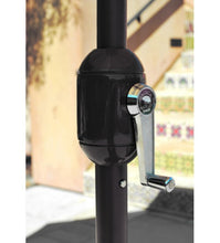 Black Solid resin hub and finial