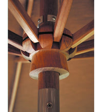 9 FT Teak Market Umbrella 9’ Octagonal With 8 Ribs