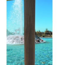 Galtech 136 - 9 FT Commercial Wood Market Umbrella / Single Pole