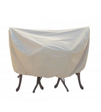 Treasure Garden Protective Furniture Cover - 36" Bistro/Cafe Table And Chairs W/4 Ties, Elastic & Spring Cinch Lock (No Hole)