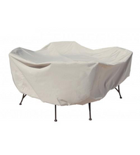 Treasure Garden Protective Furniture Cover - 48" Round Table And Chairs W/4 Ties, Elastic & Spring Cinch Lock (No Hole)