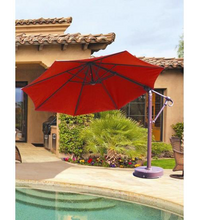 Galtech 887 - 11 FT Octagon Cantilever Patio Umbrella W/ Base