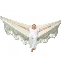 Brazilian Style Double Deluxe Hammock - Natural