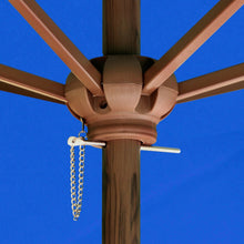 Sunline 9' Wood Look Market Umbrella