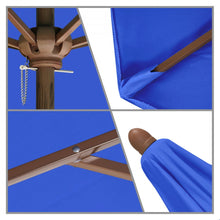 Sunline 9' Wood Look Market Umbrella