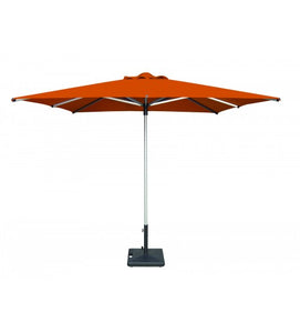 Shademaker 6'6" Orange Square Libra Centerpost Umbrella