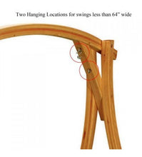 Roman Arc® - Cypress Swing Stand With Two Hanging Location