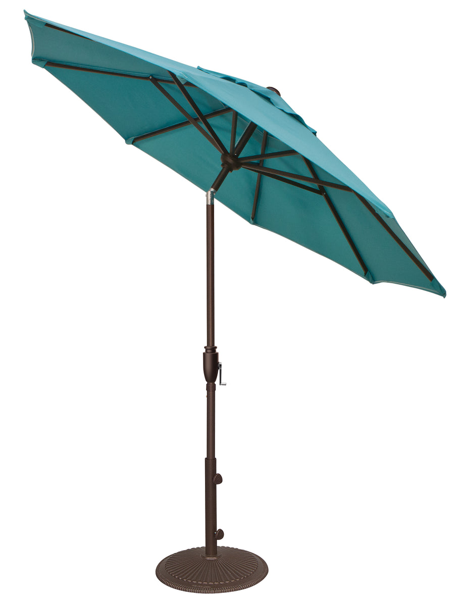 green patio umbrella tilt Treasure Garden 7.5 Foot Glide Tilt Octagon Umbrella – The Patio Galaxy