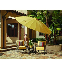 TREASURE GARDEN 10' SHANGHAI COLLAR TILT ROUND YELLOW UMBRELLA
