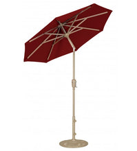 Treasure Garden 6 Foot Push Button Tilt Octagon Dark Red Umbrella  