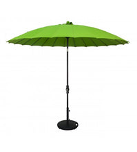 10' SHANGHAI COLLAR TILT ROUND LIME UMBRELLA WITH CONOPY