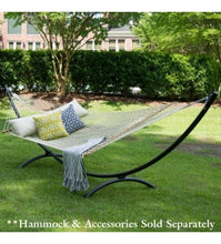 Bronze Textured Steel Arc Hammock Stand