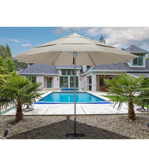 buy patio umbrella fiberglass pole ribs Allure Series 11' Octagon Fiberglass Ribs With Stainless Steel Pole – The Patio Galaxy