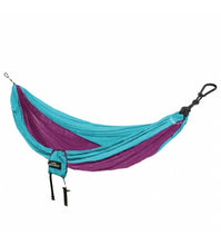 Castaway Single Travel Hammock - Turquoise/Raspberry