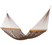 Single Antique Brown Duracord Rope Hammock