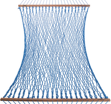 Single Coastal Blue Duracord Rope Hammock