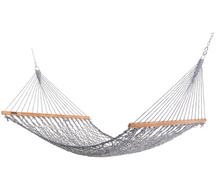 Single Navy Heirloom Duracord Rope Hammock