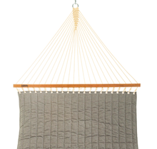 Large Quilted Fabric Hammock - Sunbrella Cast Slate