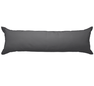 52" Long Hammock Pillow - Sunbrella® Canvas Charcoal