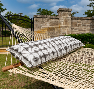 52" Long Hammock Pillow - Sunbrella® Midori Stone
