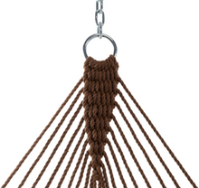 Single Antique Brown Duracord Rope Hammock