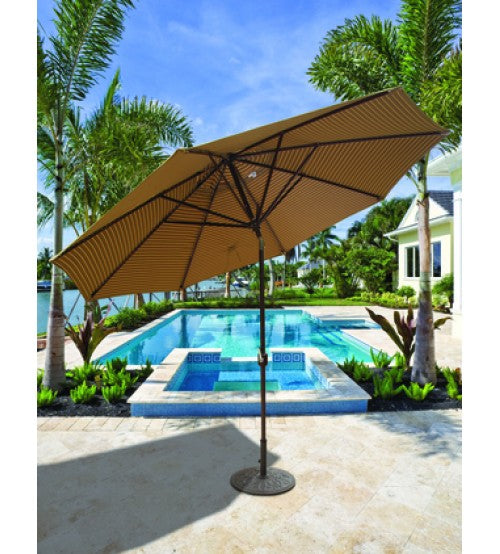 11' tilt patio umbrella 11 ft Cantilever with Base with 360 Rotation and Adjustment-Navy Includes 4 fillable sandbags with a total weight capacity of up to 220 lbs/100 kg 11 FT Outdoor Solar-Powered LED