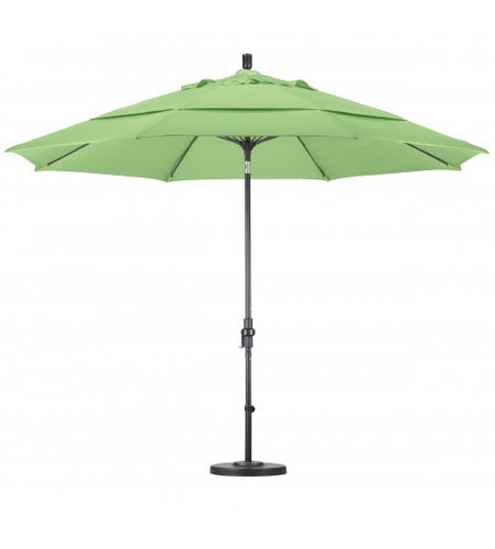 california umbrella 11-ft. sun master black finish patio umbrella Sun Master 11' Round Fiberglass Collar Tilt Umbrella