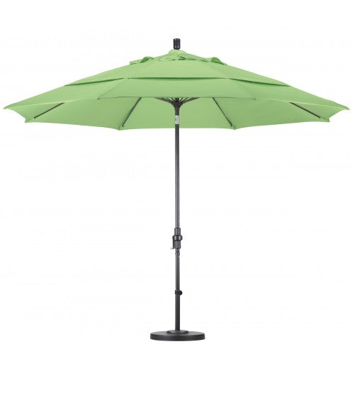 11 foot sage patio umbrella Sun Master 11' Round Fiberglass Collar Tilt Umbrella
