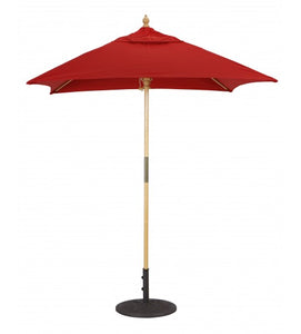 Galtech 161 -Red  6x6 FT Square Café Umbrella