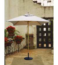Galtech 161 -White  6x6 FT Square Café Umbrella