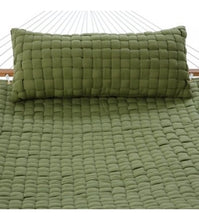 Soft Weave Deluxe Hammock Pillow - Light Green With Top-Pillow