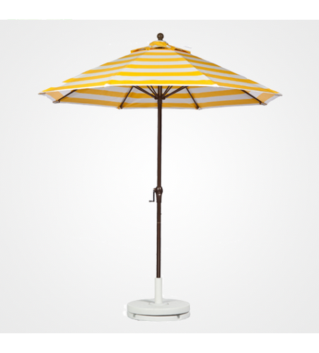9 FT Commercial Market Umbrella With Crank, No Tilt