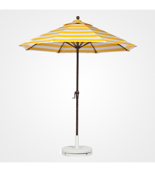 9 FT Commercial Market Umbrella With Crank, No Tilt
