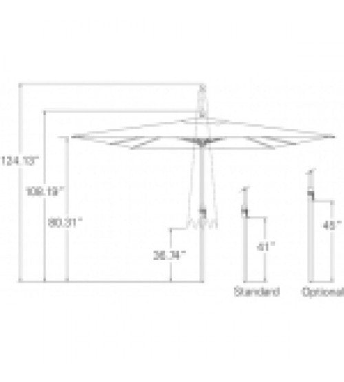 Treasure Garden 8'X11' Rectangular Umbrella Replacement Canopy – The Patio Galaxy