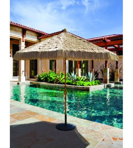 Galtech 9' Thatch Replacement Natural Thatch Umbrella Canopy