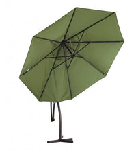 9' Round Offset Patio Umbrella - Sunbrella front View