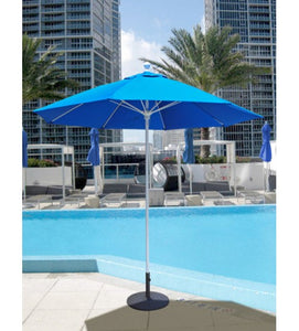 Galtech 9 FT  Pacific Blue Commercial Patio Umbrella 