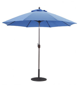 Galtech 636 - 9 FT Light Blue Manual Tilt Patio Umbrella 