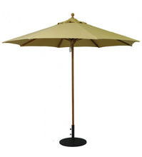 Galtech 532 -Camel 9 FT Teak Market Umbrella