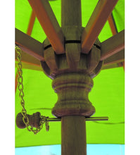 Galtech 136 - Kiwi Color9 FT Commercial Wood Market Umbrella / Single Pole